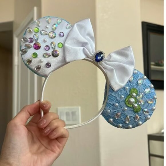 Disney - Minnie's 2 color headband - Rhinestone - Blingbling - Picture 1 of 3